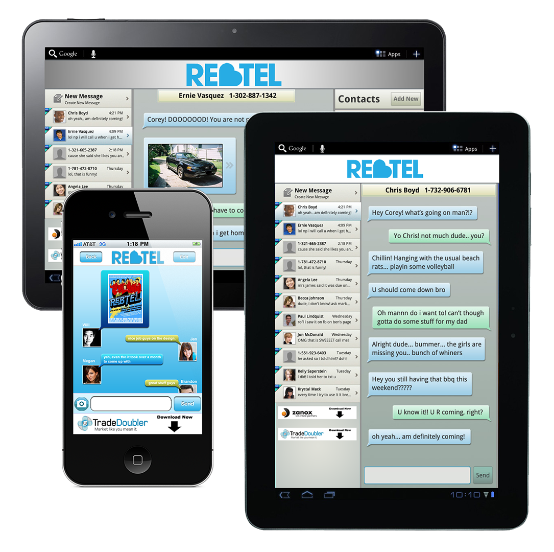 Rebtel Mock Heywire App